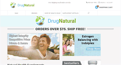 Desktop Screenshot of drugnatural.com