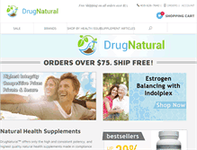Tablet Screenshot of drugnatural.com
